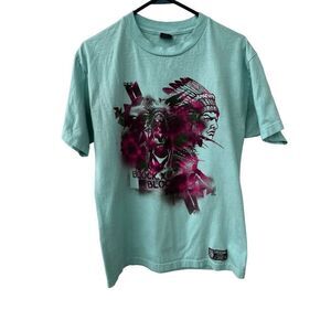 Hustle Gang Short Sleeve T-Shirt "Block by Block " Men's size M